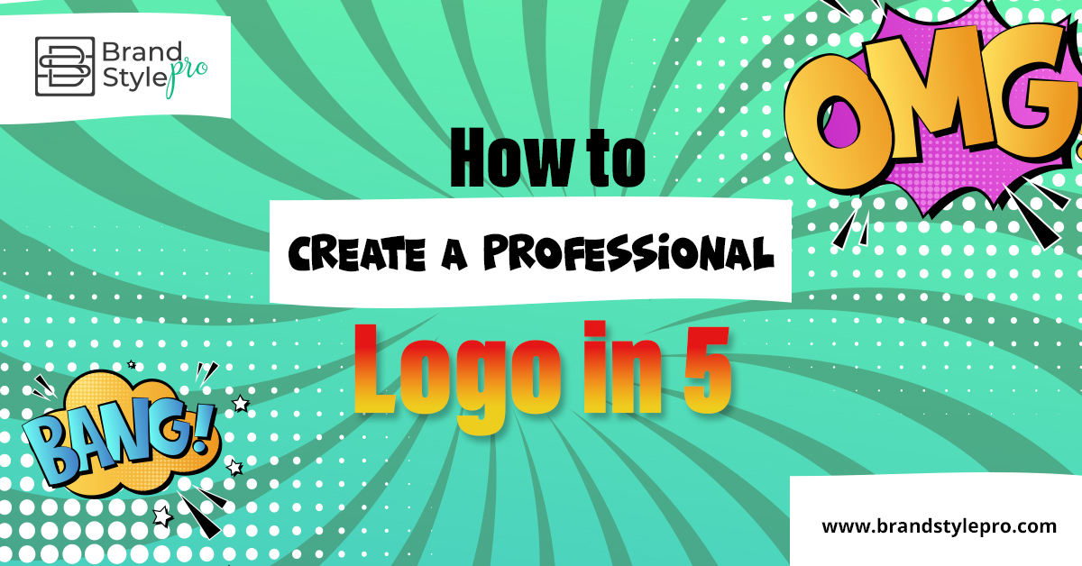How to create a professional logo in 5 minutes