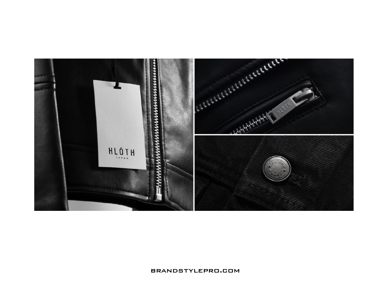 Fashion brand book design service presentation with modern layout.