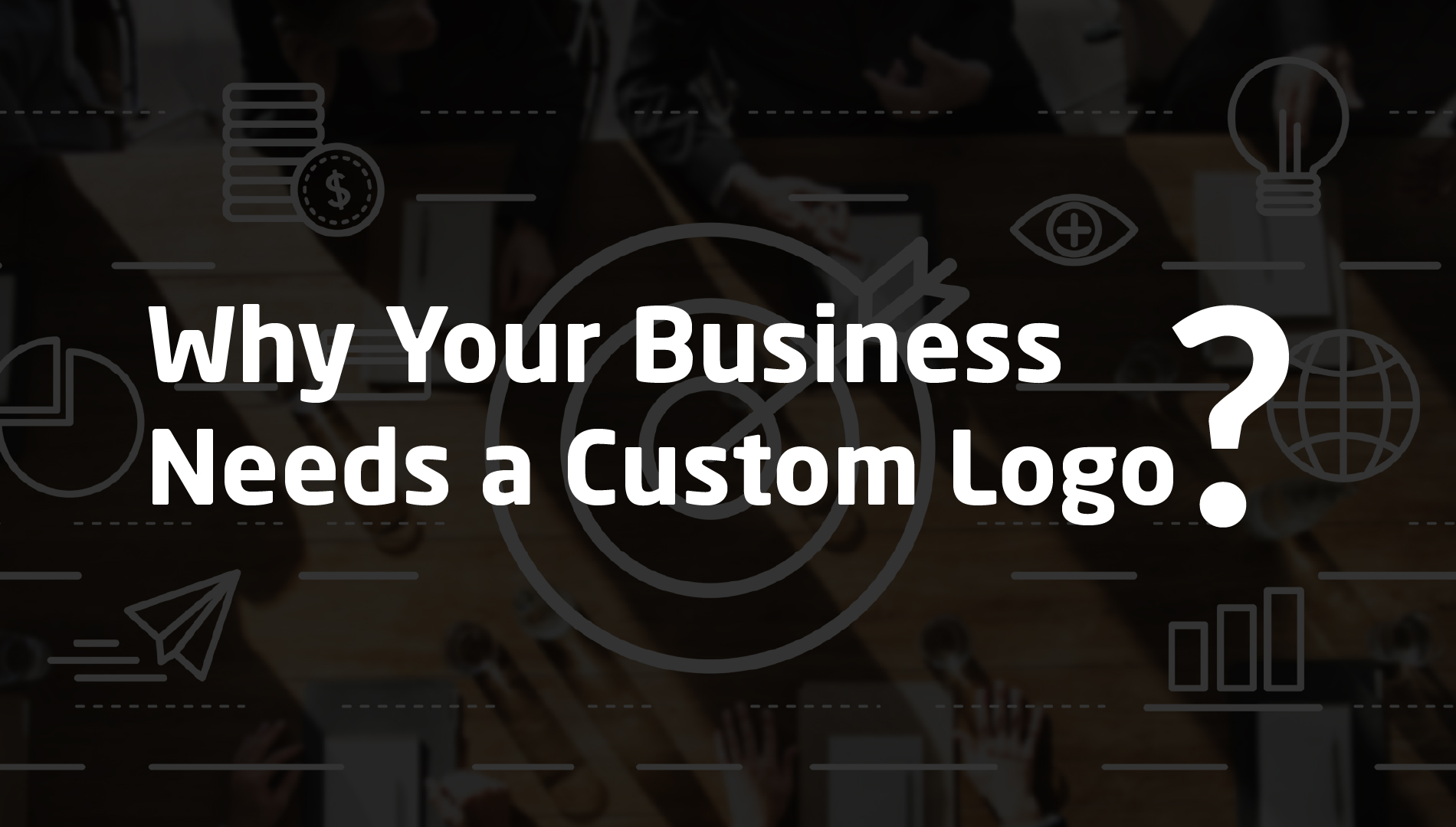 Visual concept showing how custom logo design builds brand recognition.